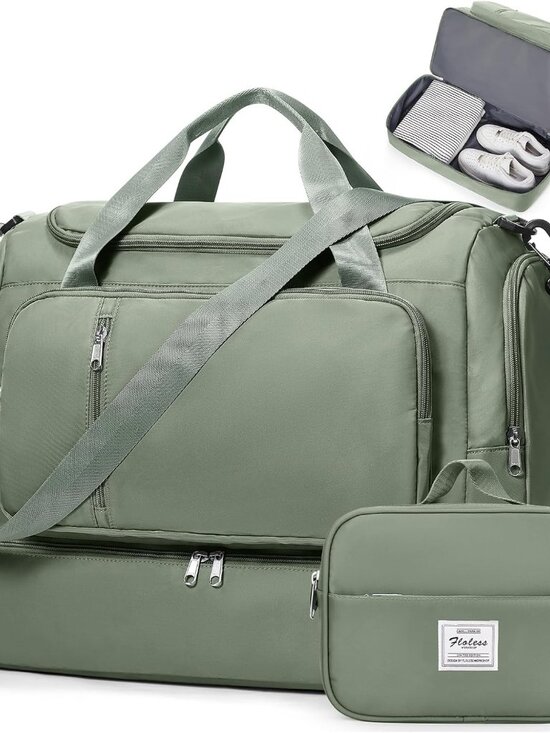 Jewelry - Travel Duffle Bag with Shoes Compartment,Overnight Weekender Bags for Women | Ca